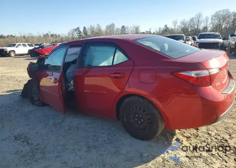 2014 Toyota Corolla L из США, поврежденный, VIN 2T1BURHE8EC163784